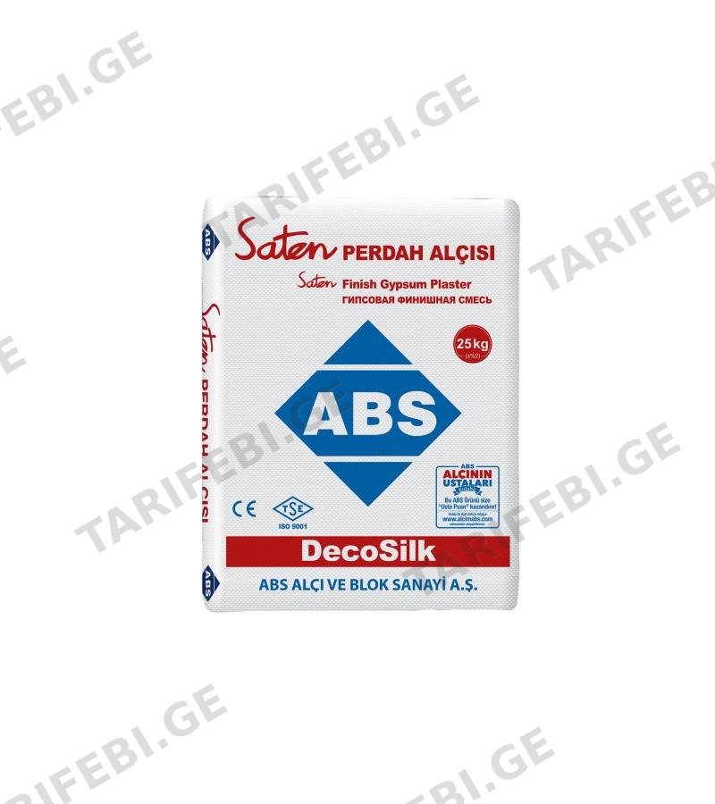 ბათქაში სამშენებლო ABS Saten Alci 25კგ