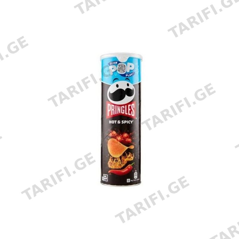 PRINGLES ჩიფსი ცხარე-165გრ