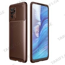 კარბონის ქეისი Xiaomi Poco M5s Focus Carbon Case - ყავისფერი