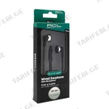 ACL WIRED EARPHONE BLACK K1-54 ყურსასმენი