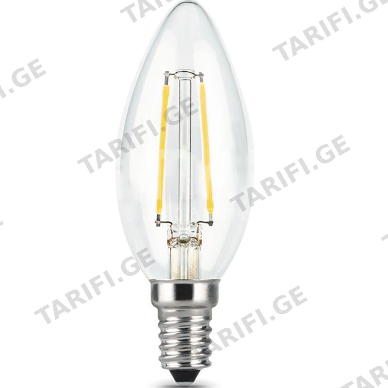 LED ნათურა GAUSS FILAMENT CANDLE E14 7W 2700K