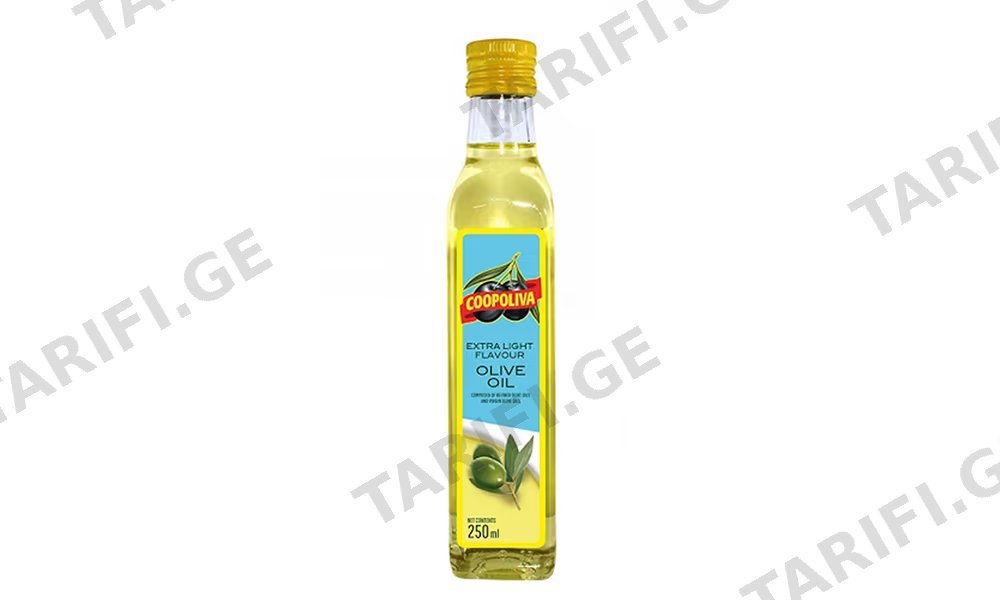 Coopoliva ზეითუნის ზეთი E.L. 250მლ x12
