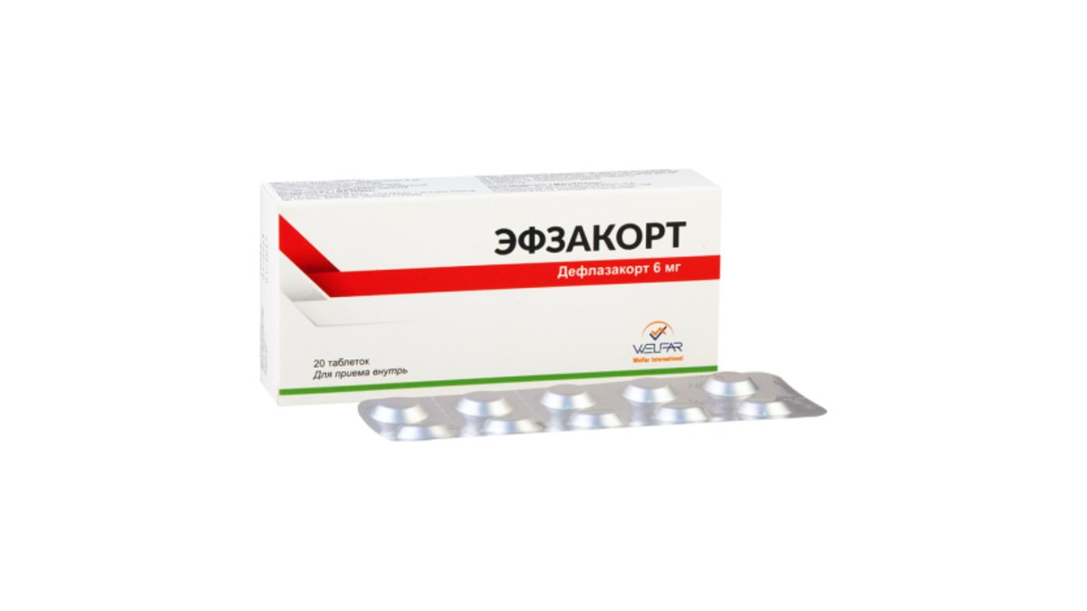 ეფზაკორტი ტაბ.6მგ.N20