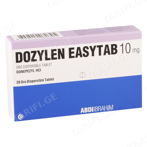 დოზილენი იზიტაბი ტაბლეტი ოროდისპერგირებადი 10მგ #28