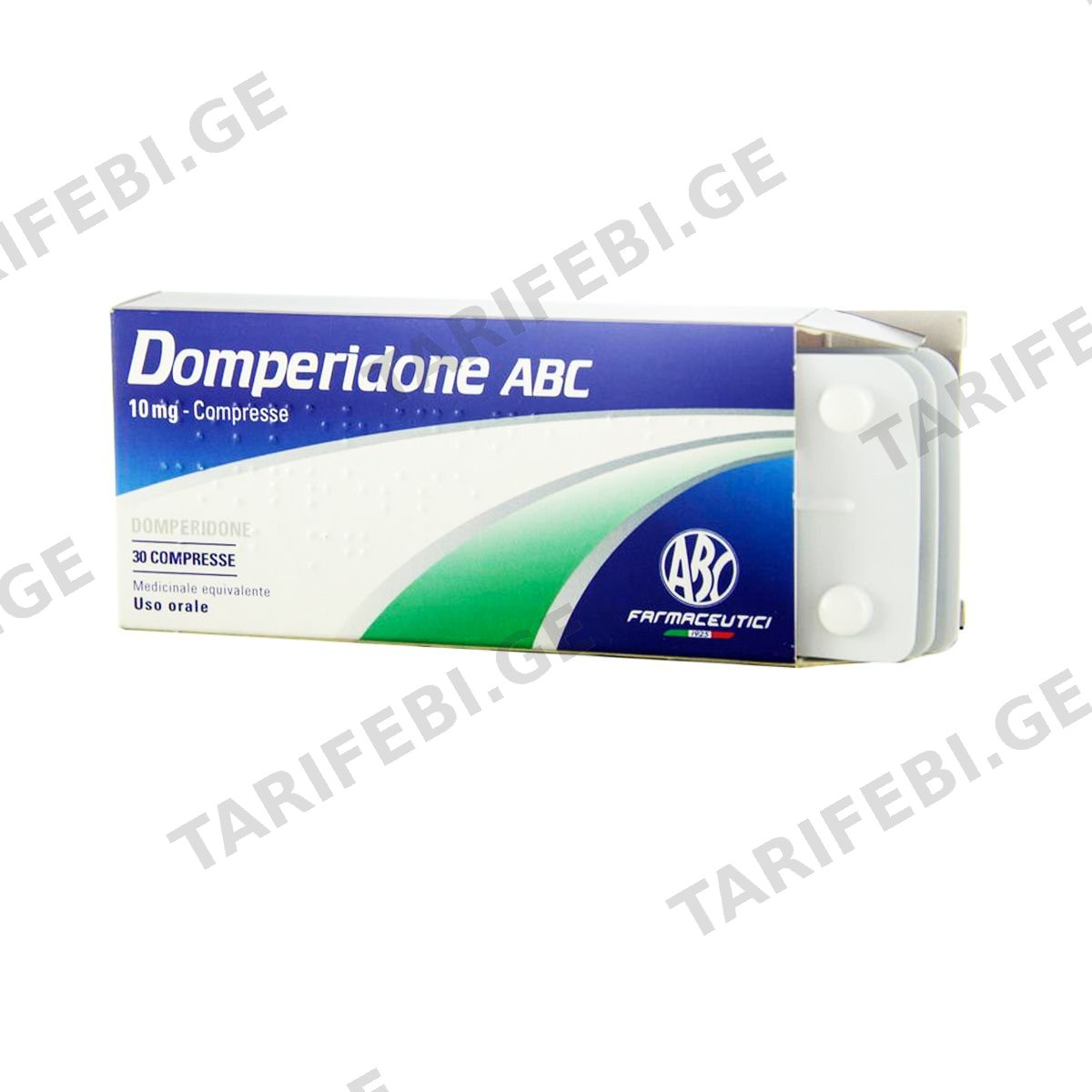 დომპერიდონი ABC - Domperidone ABC 10მგ 30 ტაბლეტი