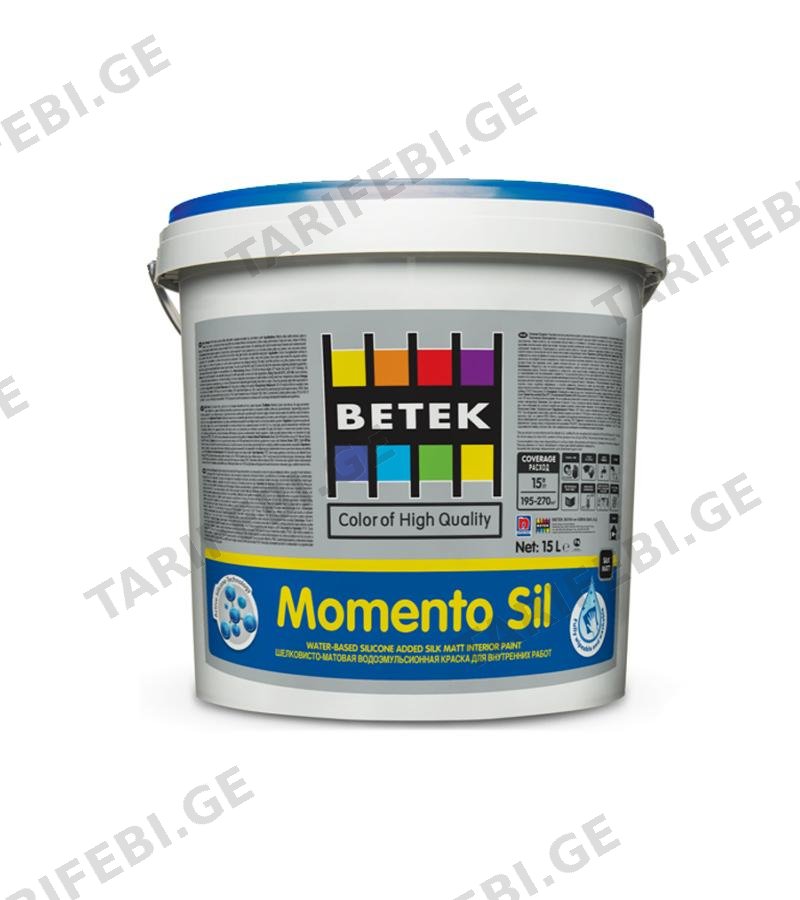 საღებავი Betek Momento SIL RG3 2.5ლტ