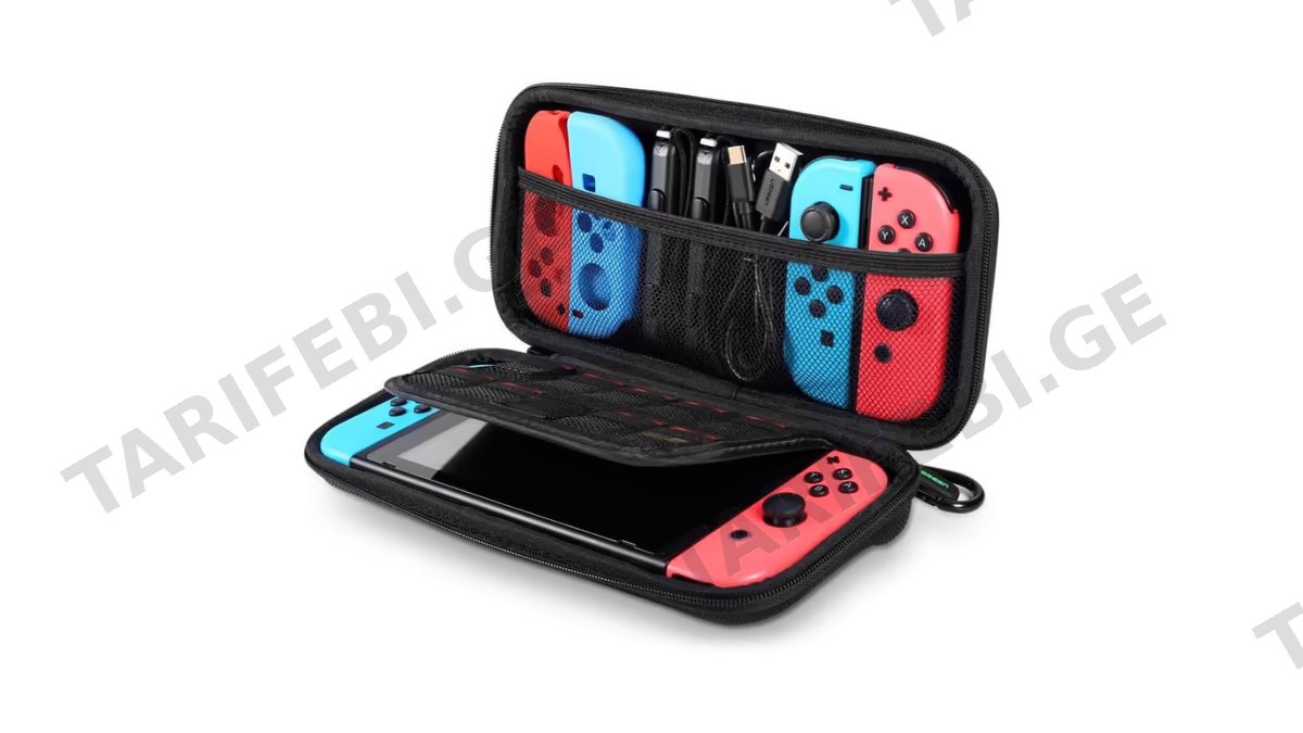 ორგანაიზერი UGREEN LP174 (50974), Portable Case for Nintendo Switch, Black