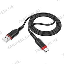 Hoco X59 Victory charging cable Type-C/USB2.0 1მ მობილურის კაბელი