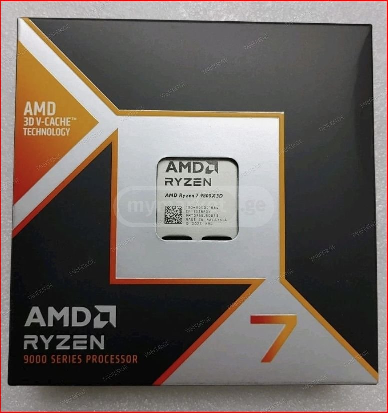 ♨️ RYZEN 7 9800X3D ახალი