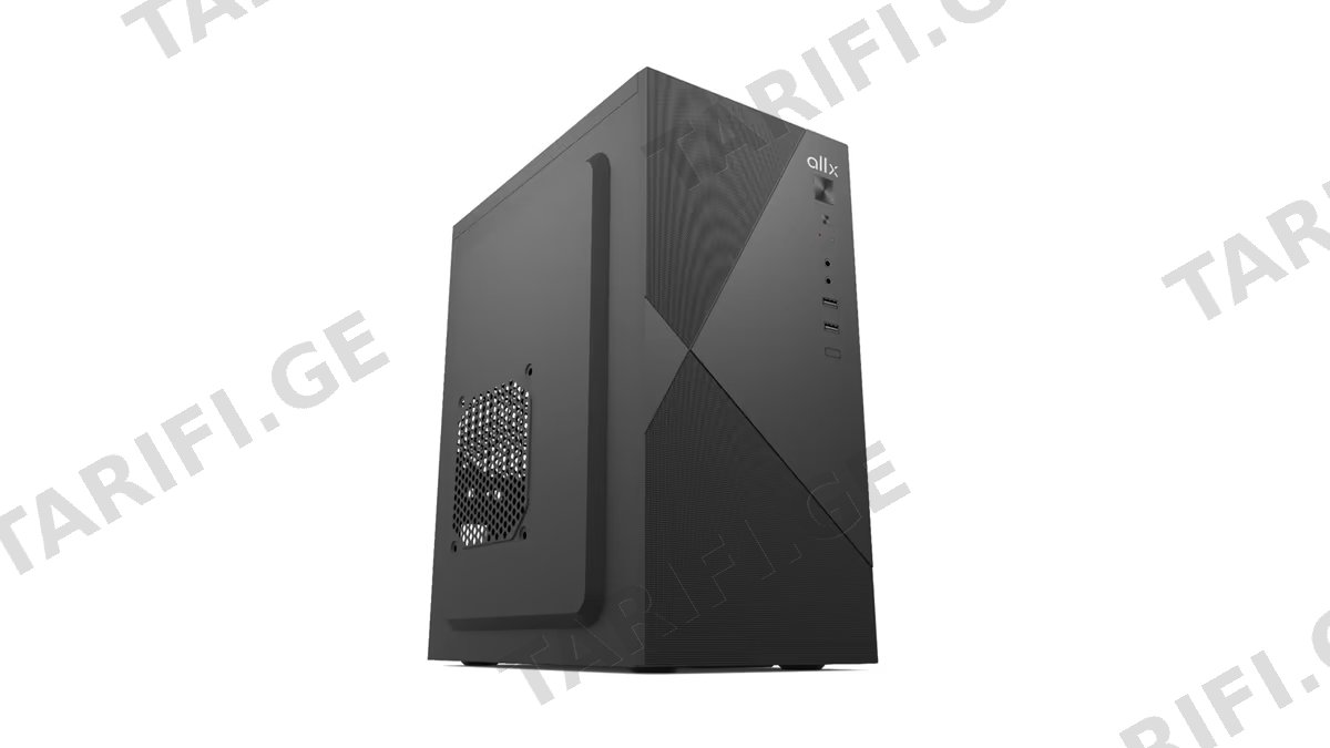 ქეისი ALLX AX-B1745 Computer Case With Power Supply 500W Micro-ATX, ITX, USB 1.1, Audio, Black