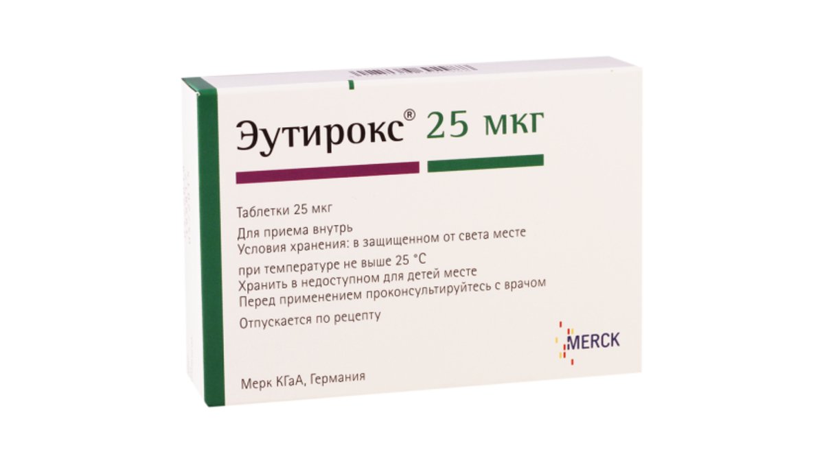 ეუთიროქსი ტაბ. 25მკგ.N100