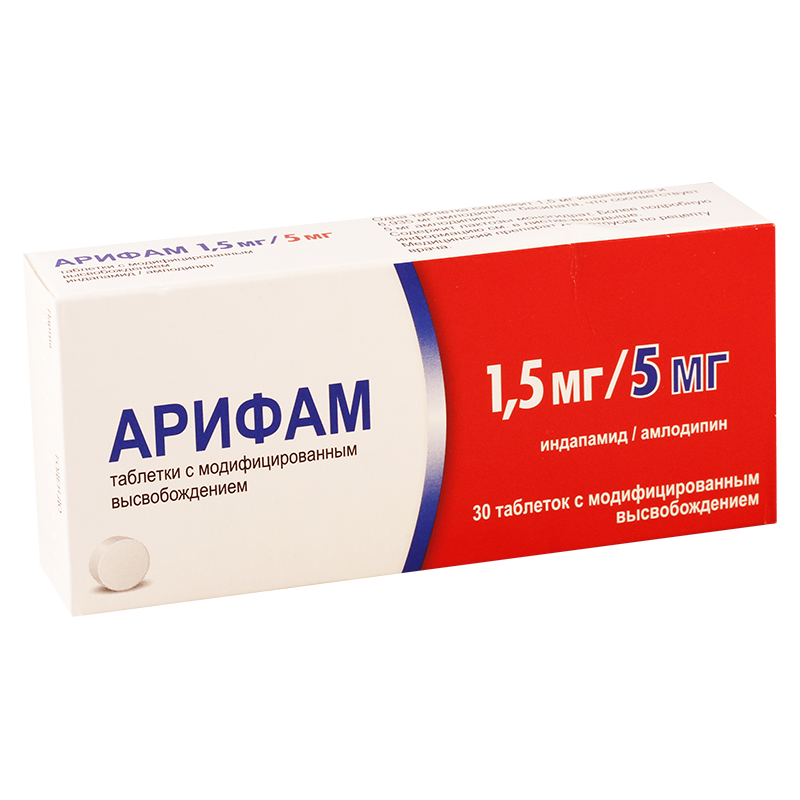 არიფამი 1.5მგ/5მგ #30ტ
