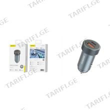 Foneng C16 მანქანის დამტენი USB+Type-C პორტი 3.0A/30W სწრაფ დამტენი