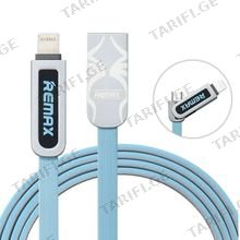 REMAX RC-067t USB to Lightning/Micro USB 1M მობილურის კაბელი