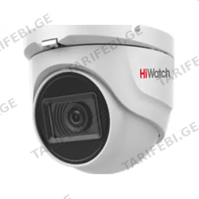 კამერა,Hiwatch, DS-T203A(B)(2.8mm),HDTVI,2mp,Turret,Fix,IR20m,Mic,