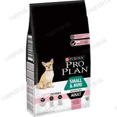 მშრალი საკვები Purina Pro Plan Small & Mini Sensitive Skin ორაგულით 7 კგ