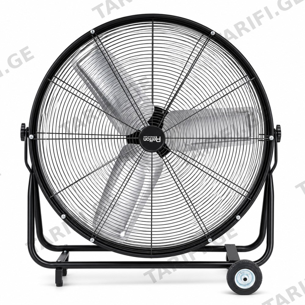 ვენტილატორი Reffon FE-75H-B-BK 300W შავი ლითონი