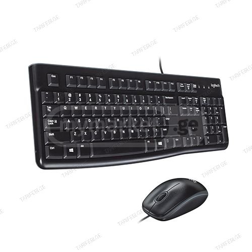 კომბო - კლავიატურა + მაუსი - Logitech MK120 Black