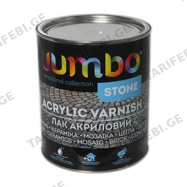 2ლ ქვის ლაქი პრიალა JUMBO