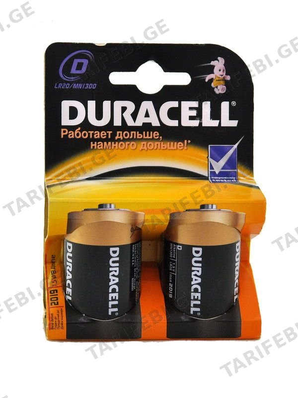 ელემენტი D K2 დურასელი - Duracell