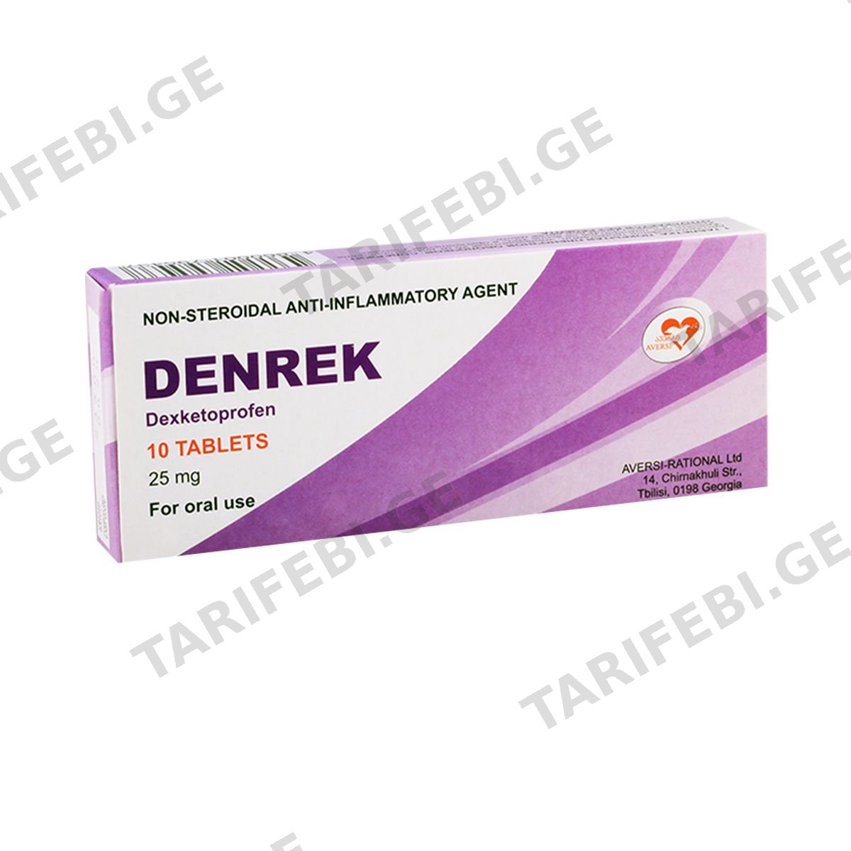 დენრეკი - Denrek 25მგ 10 ტაბლეტი