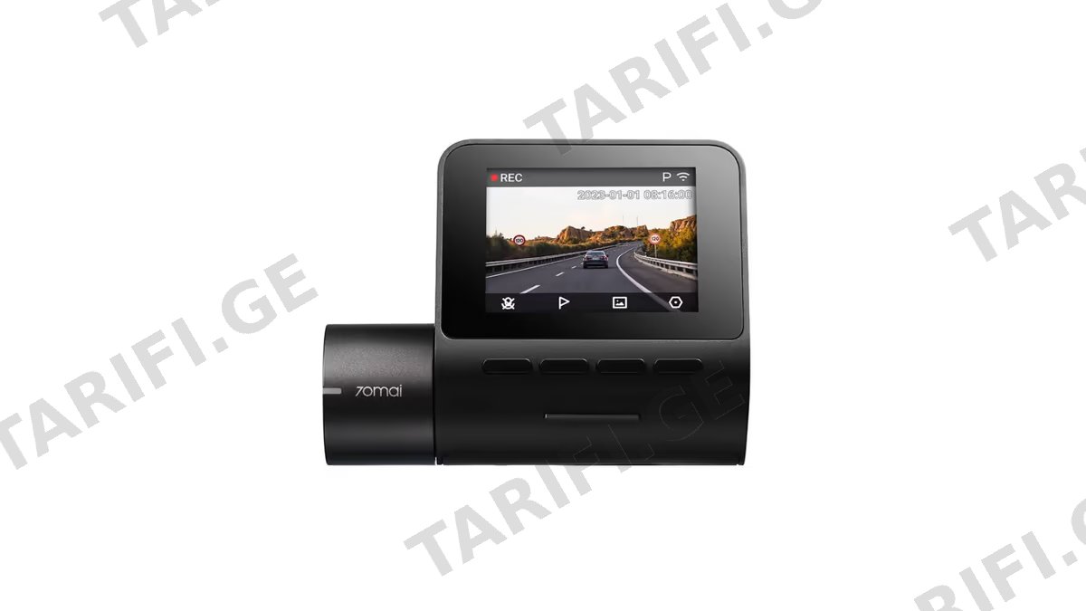მანქანის ვიდეო რეგისტრატორი 70mai Dash Cam A200, 130°, Car Video Recorder, Black