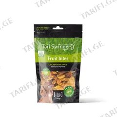 ძაღლის სასუსნავი Pet Interest Tailswingers Bites ვაშლი და ქათამი 100 გ