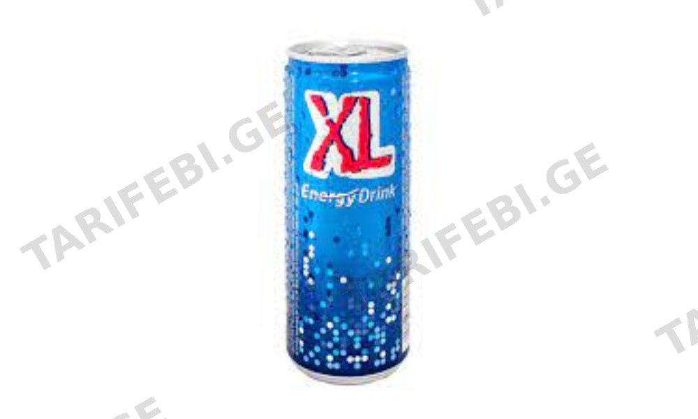 XL - ენერგეტიკული სასმელი - 250 მლ*24ც/ყ