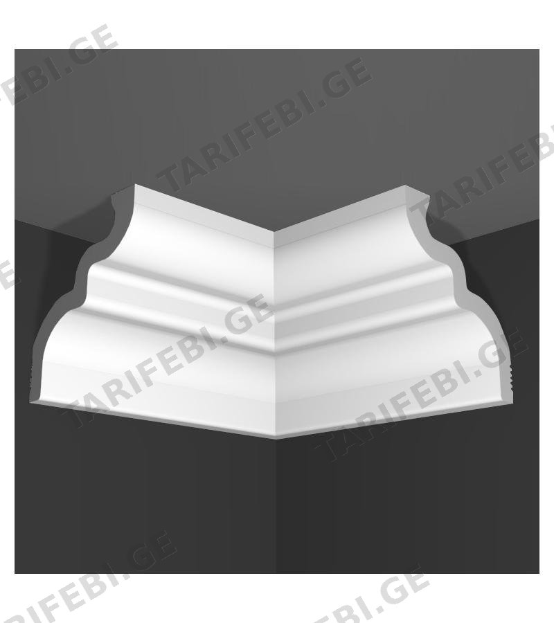 პენოპ. პლინტუსის შიგა კუთხე Де-Багет П 02 65/80 (9*4)