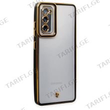 Samsung Galaxy S20 FE Liva lense Case სილიკონის ქეისი - შავი