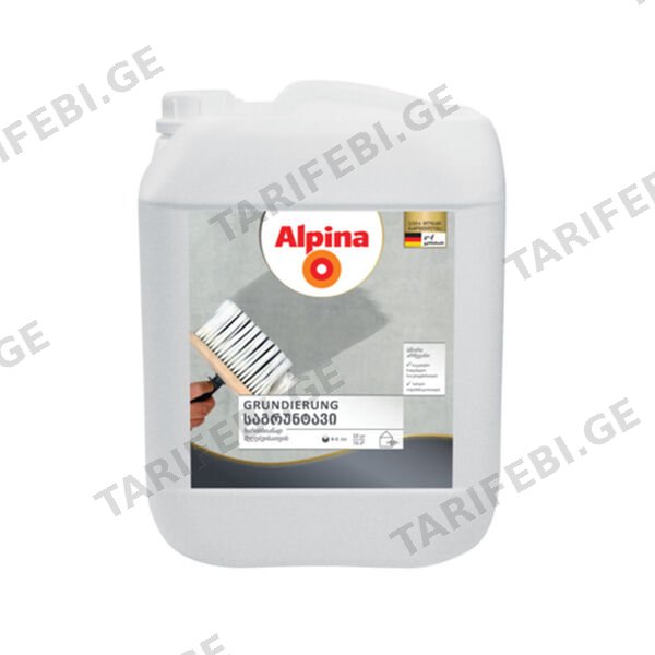 10ლ საღებავის გრუნტი ALPINA