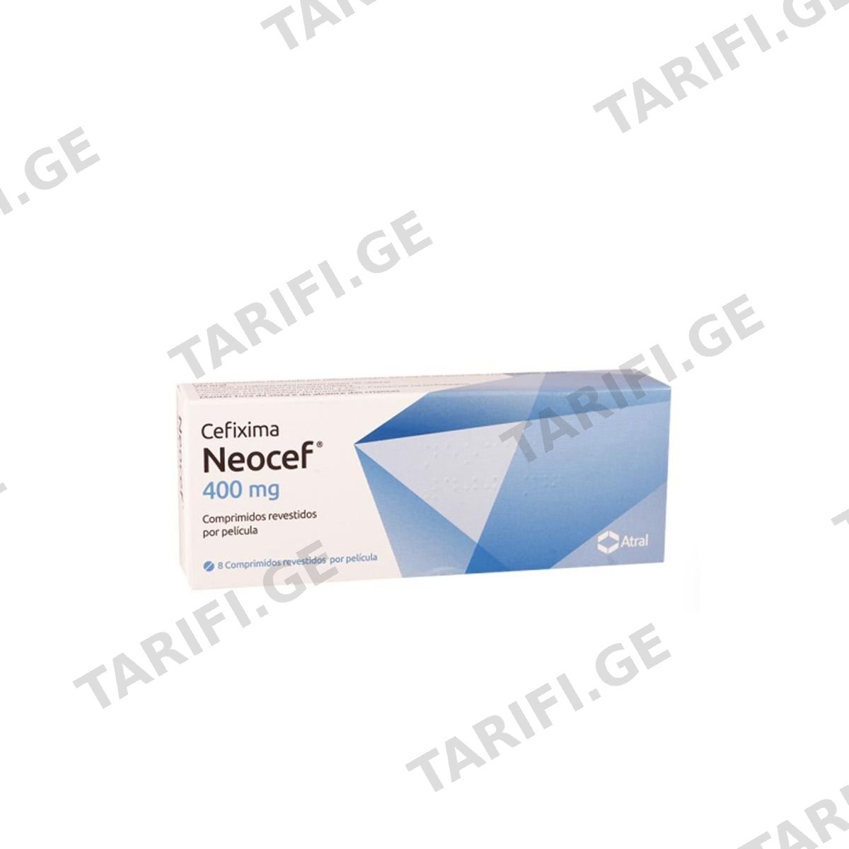ნეოცეფი - Neocef 400მგ 8 ტაბლეტი