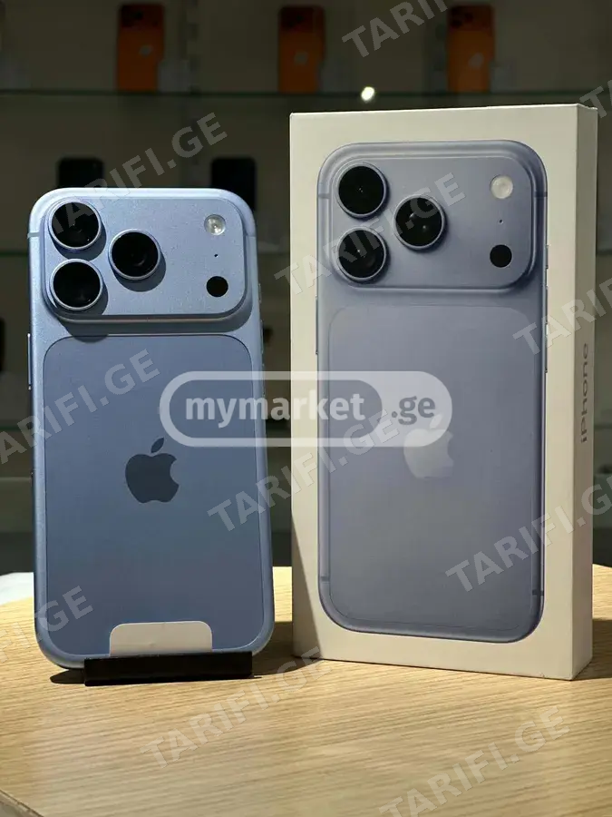 ახალი iPhone 18 Pro 256GB ESIM-გარანტიით,განვადებით