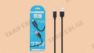 VDENMENV D77T Type-C to USB კაბელი