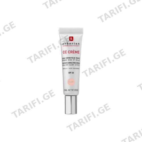 ერბორიანი - CC კრემი უნივერსალური SPF30 Clair 15მლ