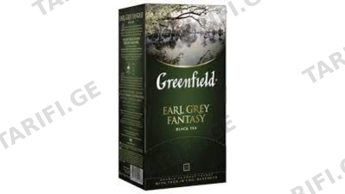 "GREENFIELD"-შავი ჩაი "გრეი ფანტაზი" 2გრX25ც
