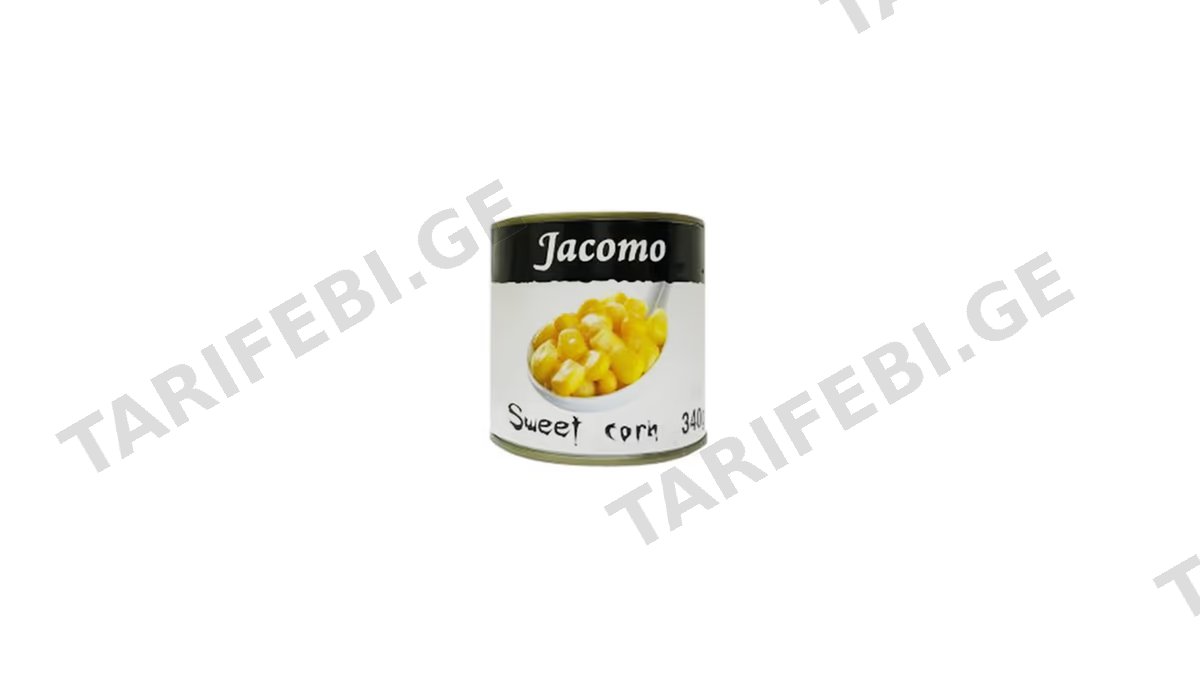 JACOMO ტკბილი სიმინდი-340გრ