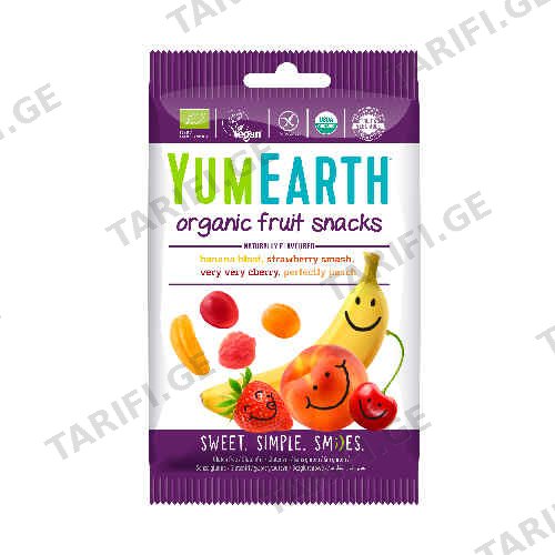 ხილის ორგანული ჟელიბონი /yumearth/ 50გრ