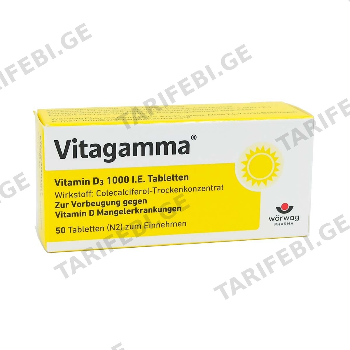 ვიტაგამა D3 - Vitagamma D3 1000სე 50 ტაბლეტი