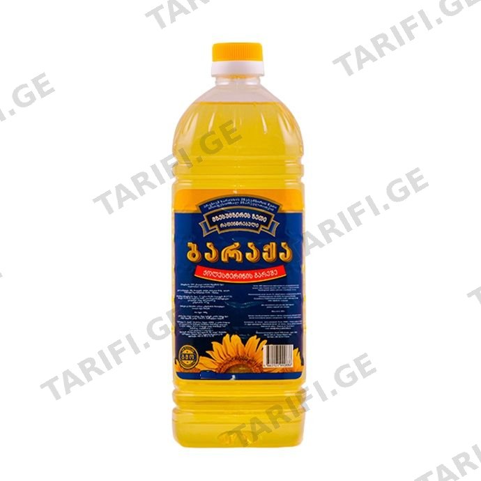 Ზეთი Მზესუმზირის / Ბარაქა / 1.8ლ