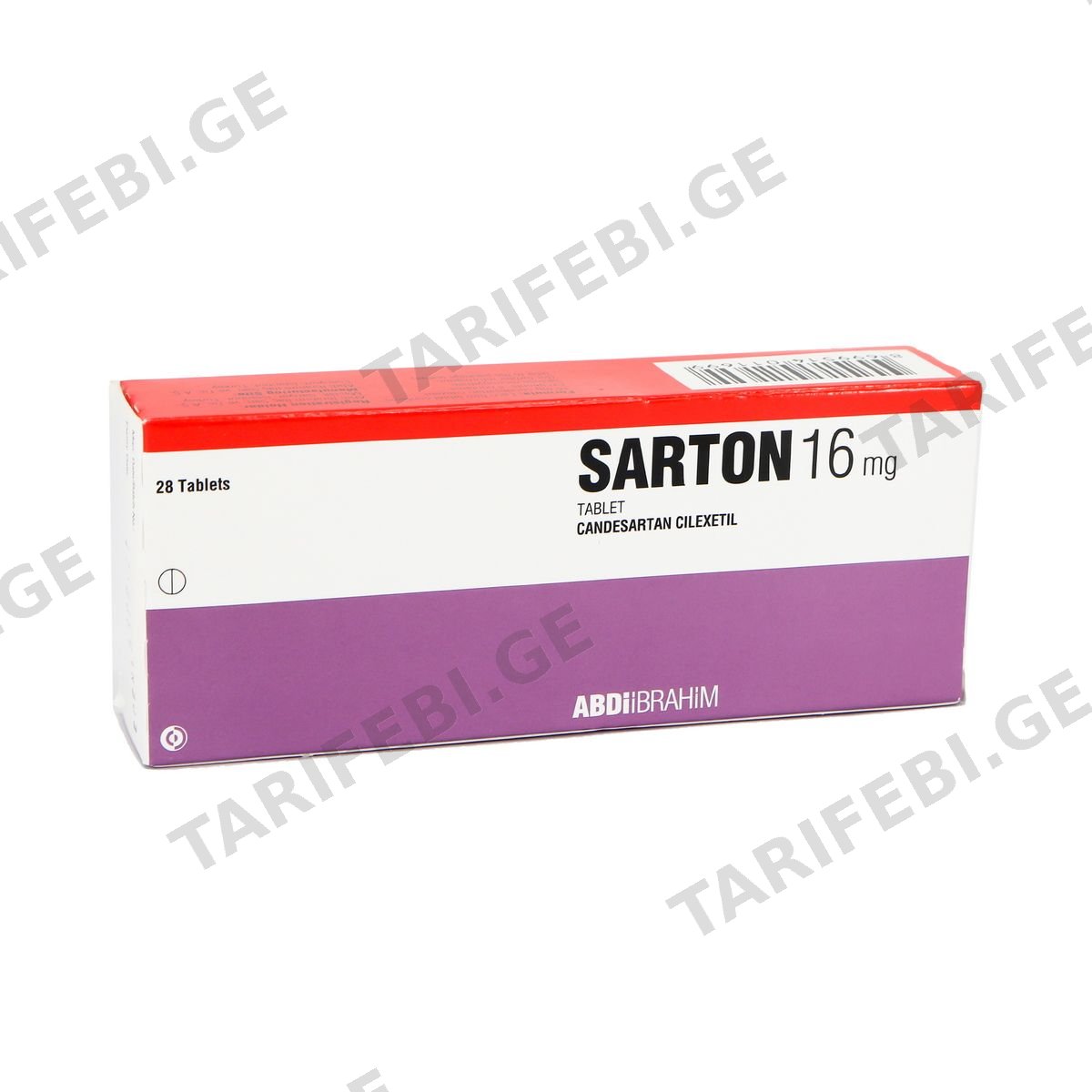 სარტონი - Sarton 16მგ 28 ტაბლეტი