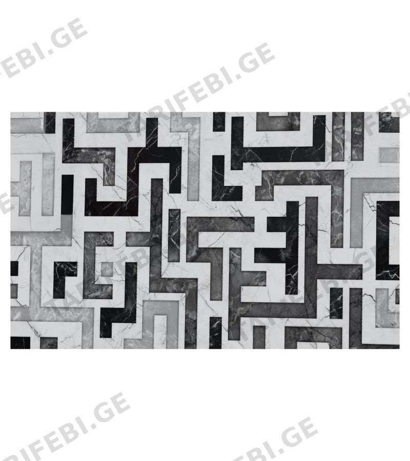 კერამიკ. ფილა ELEGANT MODERN BLACK DECOR A N K A 30*60