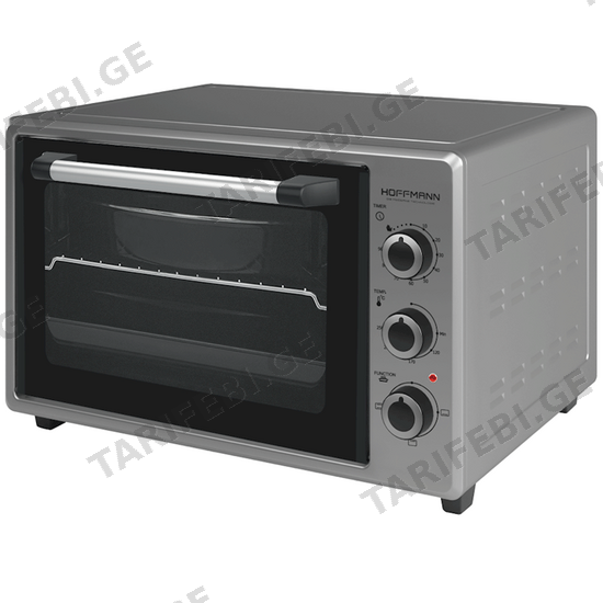 ელექტრო ღუმელი HOFFMANN F3700 SILVER (1400 W, 37 L)