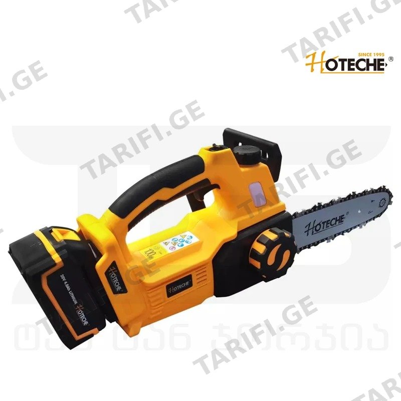 უნახშირო ჯაჭვური ხერხი ელემენტზე HOTECHE G840021 20V
