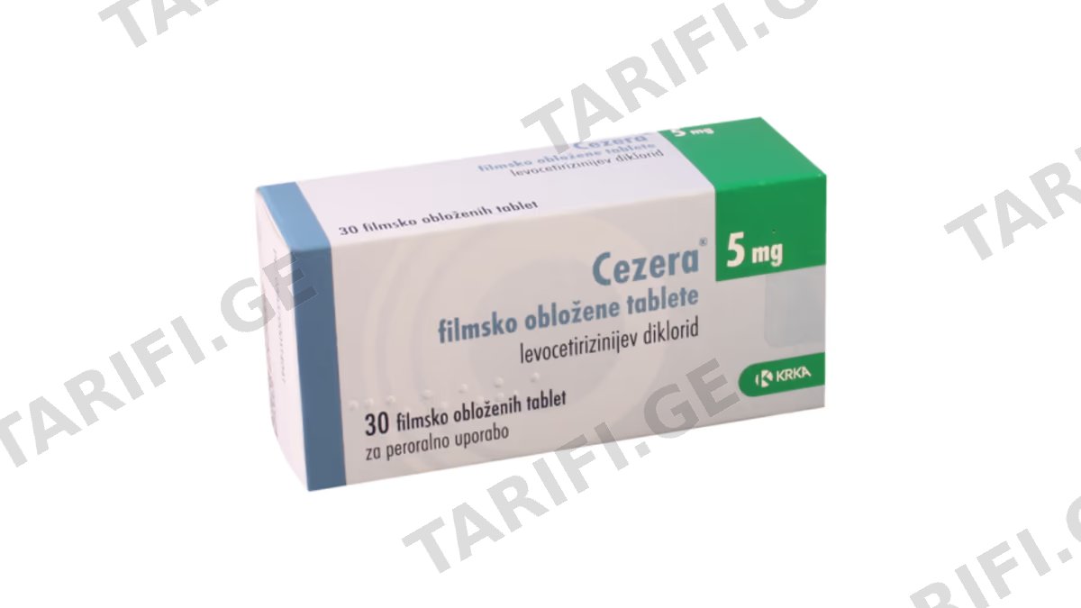 ცეზერა 5მგ. ტაბ.N30