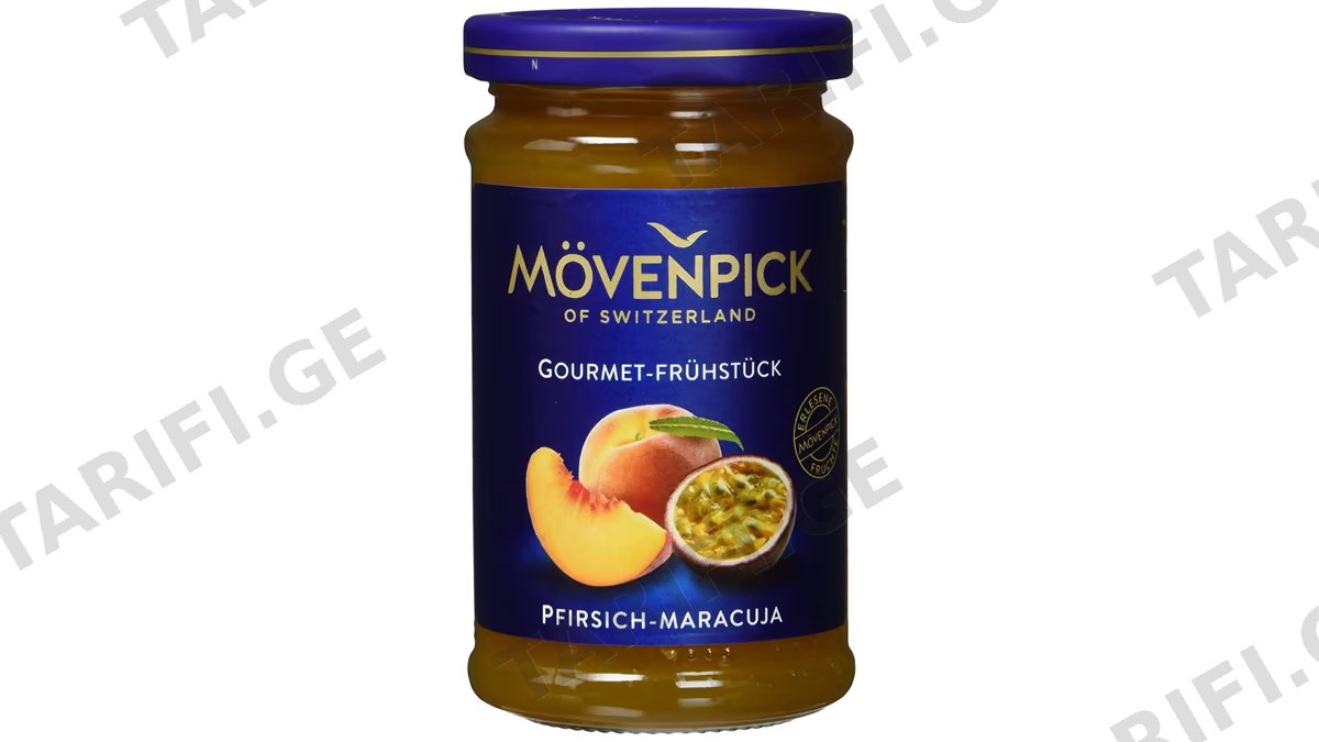 Schwartau "Movenpick" ატმისა და მარაკუას ჯემი 250 გრ