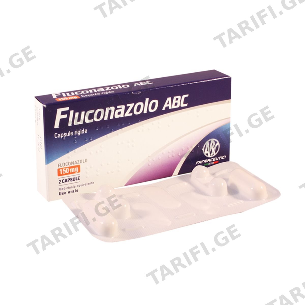 ფლუკონაზოლი ABC - Fluconazol ABC 150მგ 2 კაფსულა