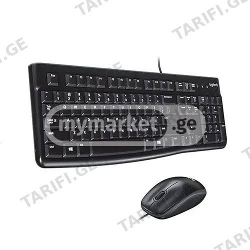 კომბო - კლავიატურა + მაუსი - Logitech MK120 Black EN