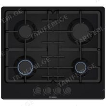 BOSCH PGP6B6K90R გაზის ჩასაშენებელი ქურის ზედაპირი