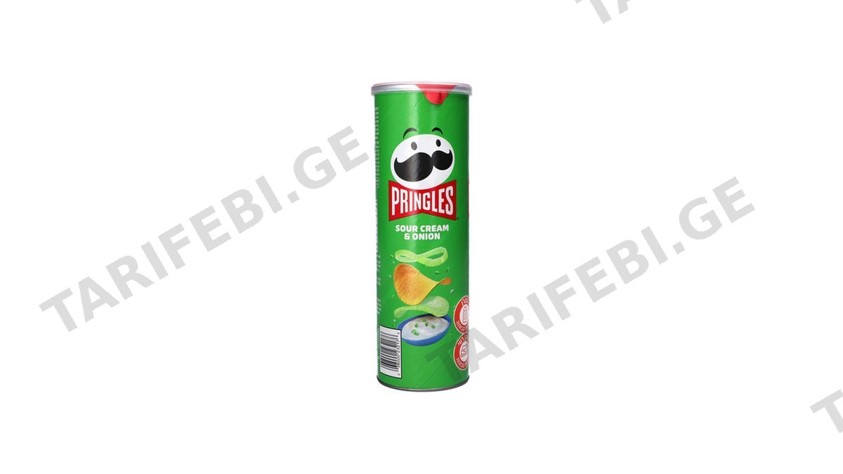 Pringles ჩიფსი არაჟანი და ხახვით 158გრ